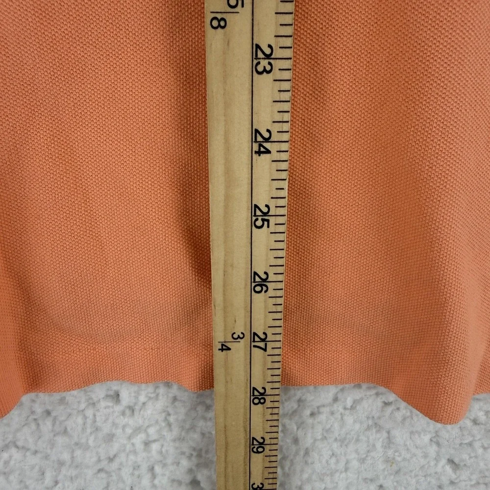 Polo By Ralph Lauren Polo Shirt Mens Large Orange‎ Custom Fit Pony Logo Top